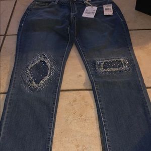 Size 13 Indigo United Skinny Ankle Jeans